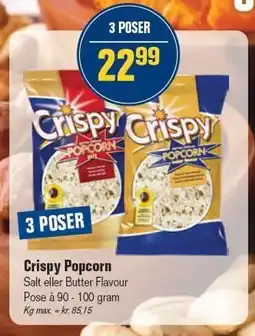 Otto Duborg Crispy Popcorn - 3 POSER tilbud