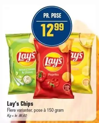 Otto Duborg Lay's Chips tilbud