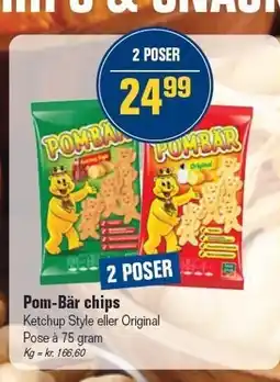 Otto Duborg Pom-Bär chips - 2 POSER tilbud