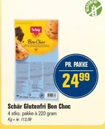 Otto Duborg Schär Glutenfri Bon Choc tilbud