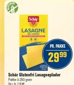 Otto Duborg Schär Glutenfri Lasagneplader tilbud