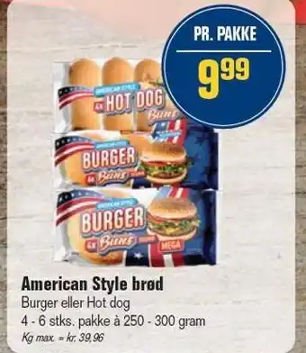 Otto Duborg American Style brød tilbud