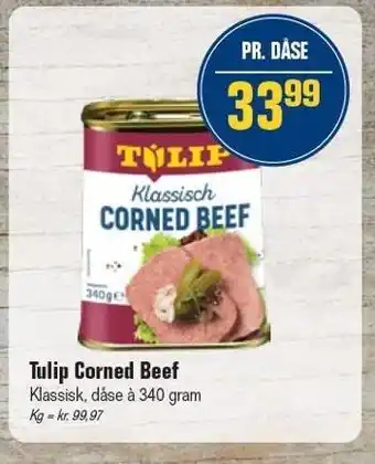 Otto Duborg Tulip Corned Beef tilbud