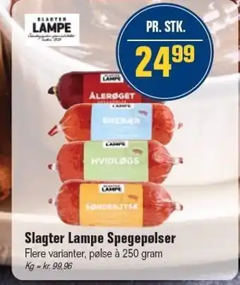 Otto Duborg Slagter Lampe spegepølser tilbud