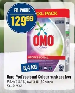 Otto Duborg Omo Professional Colour vaskepulver tilbud