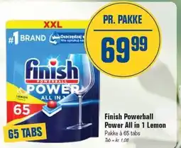 Otto Duborg Finish Powerball Power All in 1 Lemon tilbud