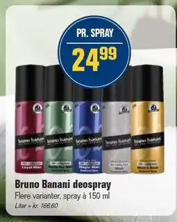 Otto Duborg Bruno Banani deospray tilbud