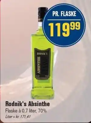 Otto Duborg Rodnik's Absinthe tilbud