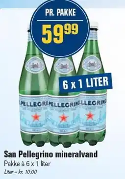 Otto Duborg San Pellegrino mineralvand tilbud