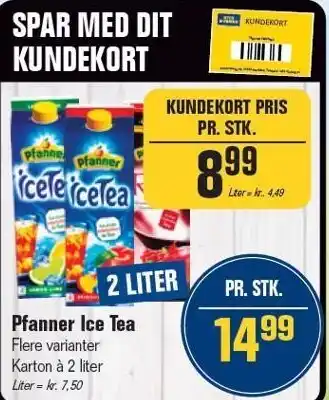 Otto Duborg Pfanner Ice Tea tilbud