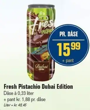 Otto Duborg Fresh Pistachio Dubai Edition tilbud