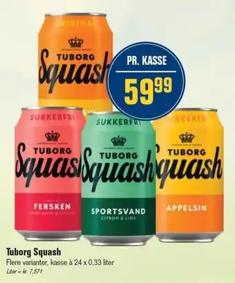 Otto Duborg Tuborg Squash tilbud