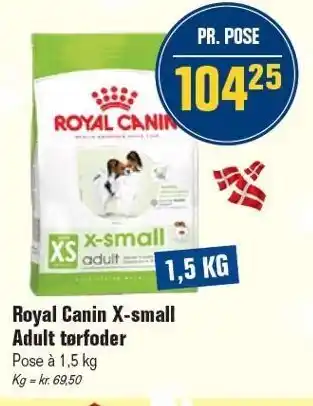 Otto Duborg Royal Canin X-small Adult tørfoder tilbud