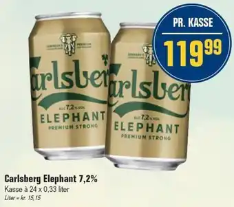 Otto Duborg Carlsberg Elephant 7,2% tilbud