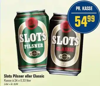 Otto Duborg Slots Pilsner eller Classic tilbud