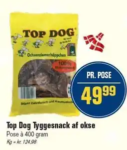 Otto Duborg Top Dog Tyggesnack af okse tilbud