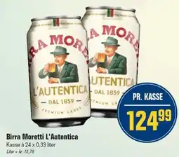 Otto Duborg Birra Moretti L'Autentica tilbud