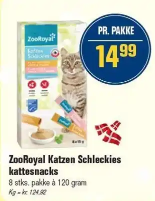 Otto Duborg ZooRoyal Katzen Schleckies kattesnacks tilbud