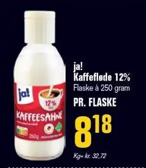 Otto Duborg ja! Kaffefløde 12% tilbud