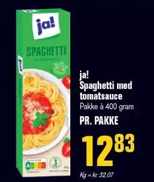 Otto Duborg ja! Spaghetti med tomatsauce tilbud