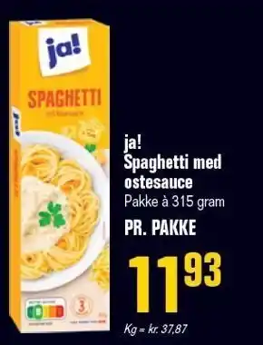 Otto Duborg ja! Spaghetti med ostesauce tilbud