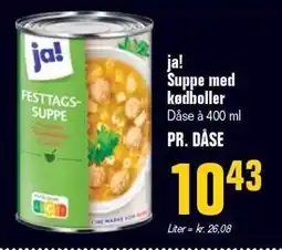 Otto Duborg ja! Suppe med kødboller tilbud