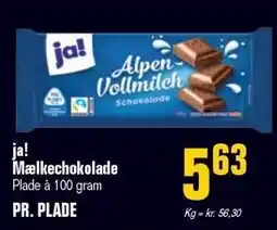 Otto Duborg ja! Mælkechokolade tilbud