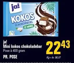 Otto Duborg ja! Mini kokos chokoladebar tilbud