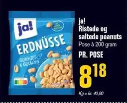 Otto Duborg ja! Ristede og saltede peanuts tilbud