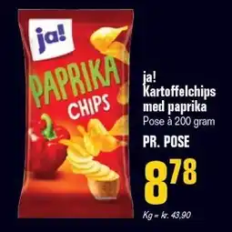 Otto Duborg ja! Kartoffelchips med paprika tilbud