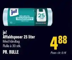 Otto Duborg ja! Affaldsposer 25 liter tilbud