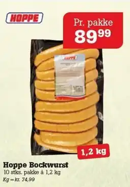 Poetzsch Padborg Hoppe Bockwurst tilbud