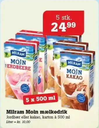 Poetzsch Padborg Milram Moin mælkedrik tilbud