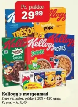 Poetzsch Padborg Kellogg's morgenmad tilbud