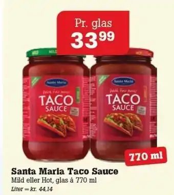 Poetzsch Padborg Santa Maria Taco Sauce tilbud