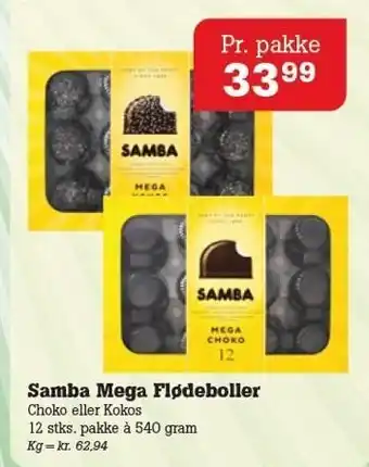 Poetzsch Padborg Samba Mega Flødeboller tilbud