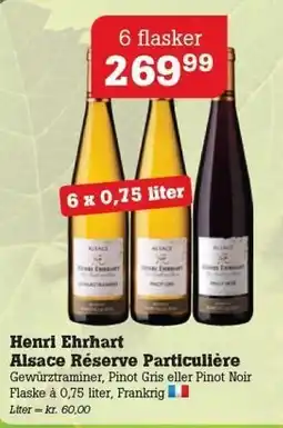 Poetzsch Padborg Henri Ehrhart Alsace Réserve Particulière tilbud