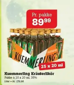 Poetzsch Padborg Kuemmerling Kräuterlikör tilbud