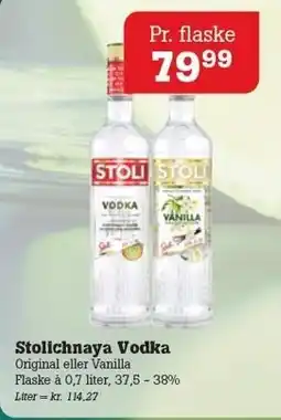 Poetzsch Padborg Stolichnaya Vodka tilbud