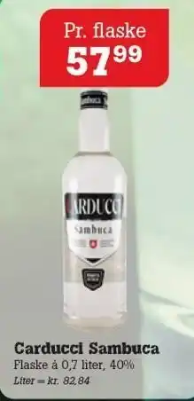 Poetzsch Padborg Carducci Sambuca tilbud