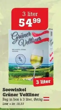 Poetzsch Padborg Seewinkel Grüner Veltliner tilbud