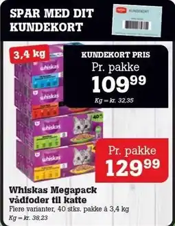 Poetzsch Padborg Whiskas Megapack vådfoder til katte tilbud