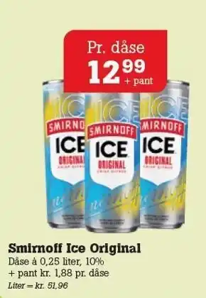 Poetzsch Padborg Smirnoff Ice Original tilbud