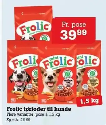 Poetzsch Padborg Frolic tørfoder til hunde tilbud