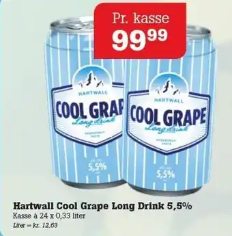 Poetzsch Padborg Hartwall Cool Grape Long Drink 5,5% tilbud