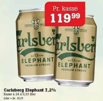 Poetzsch Padborg Carlsberg Elephant 7,2% tilbud