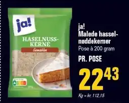 Poetzsch Padborg ja! Malede hasselnøddekerner 200 gram tilbud