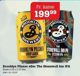 Poetzsch Padborg Brooklyn Pilsner eller The Stonewall Inn IPA tilbud