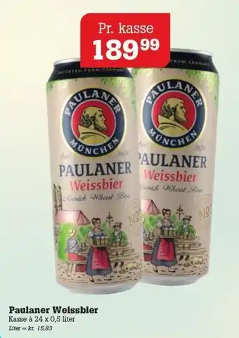 Poetzsch Padborg Paulaner Weissbier tilbud