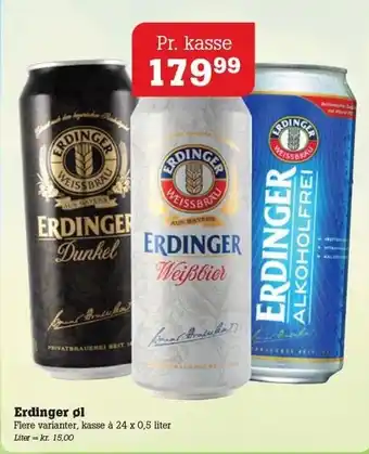 Poetzsch Padborg Erdinger øl tilbud